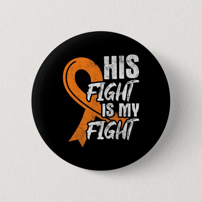 Bekämpa Min Kamp Leukemi Cancer Leukemi Medvetenhe Knapp (Framsida)