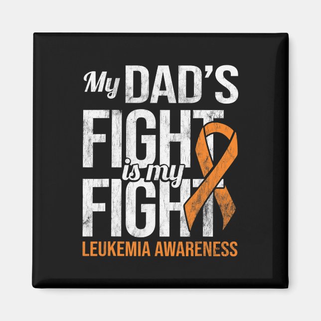 Bekämpa min kamp mot leukemi Medvetenhet Leukemi C Magnet (Framsidan)