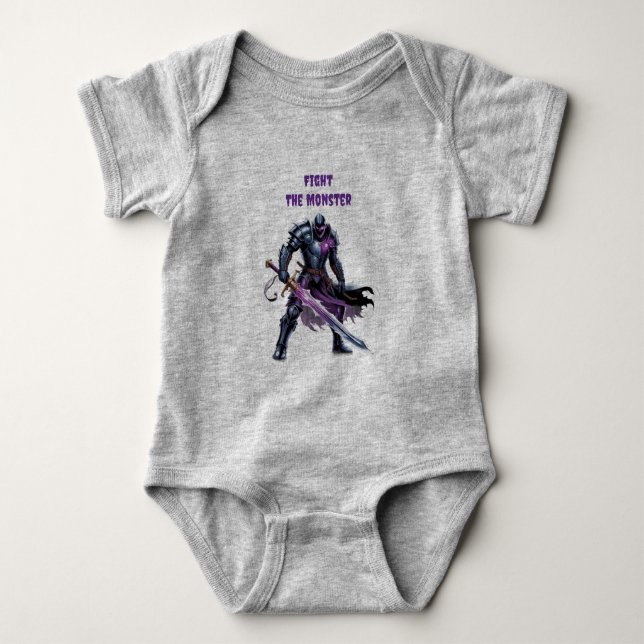 Bekämpa monstret  t shirt (Framsida)