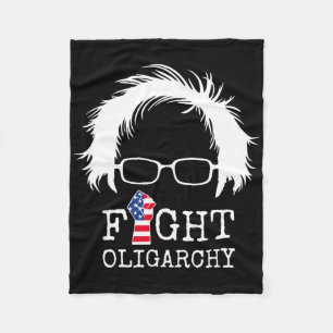 Bekämpa oligarki Sanders och Aoc frihet oss anti T Fleecefilt