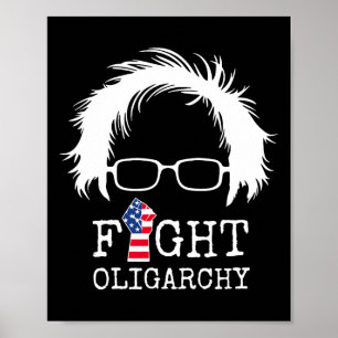 Bekämpa oligarki Sanders och Aoc frihet oss anti T Poster