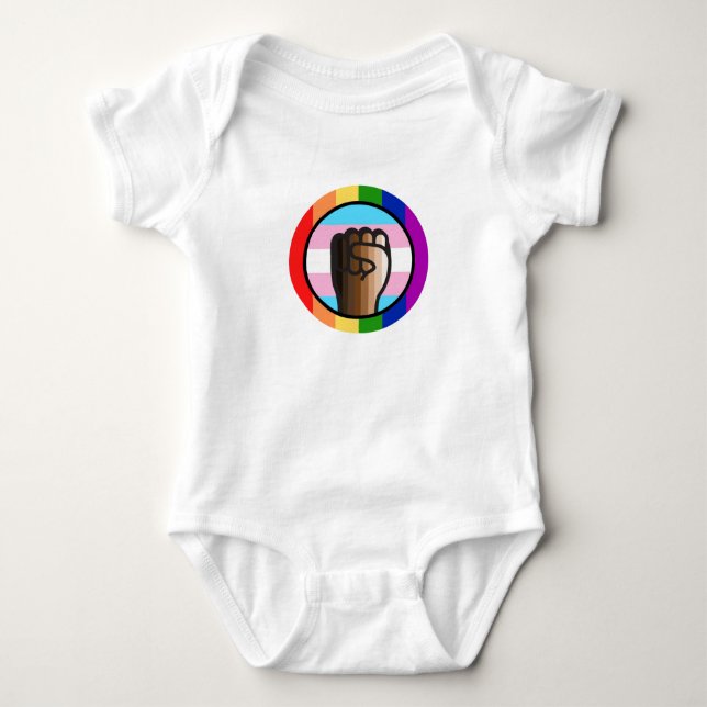 Bekämpa orättvisa jämlikhet i Baby T Shirt (Framsida)