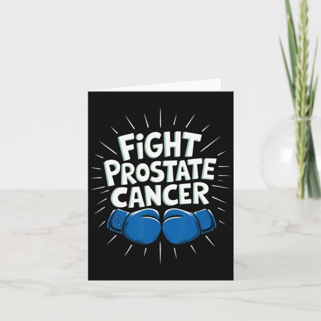 Bekämpa prostatacancer, så roligt att säga "Boxing Kort (Framsida)