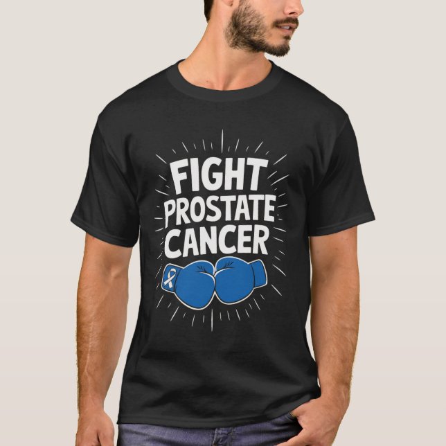 Bekämpa prostatacancer, så roligt att säga "Boxing T Shirt (Framsida)