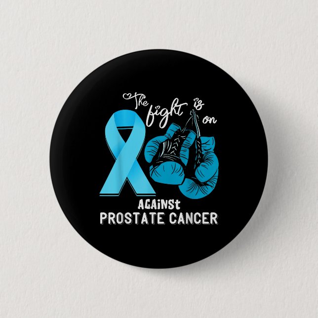 Bekämpa prostatacancer Warrior Prostate can Knapp (Framsida)