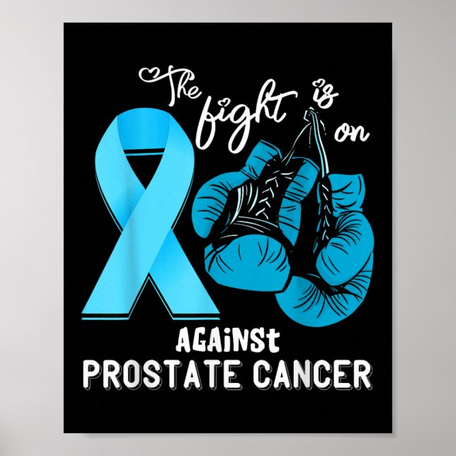 Bekämpa prostatacancer Warrior Prostate can Poster (Framsidan)