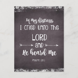 Bekämpa psalms bible Verse Vykort
