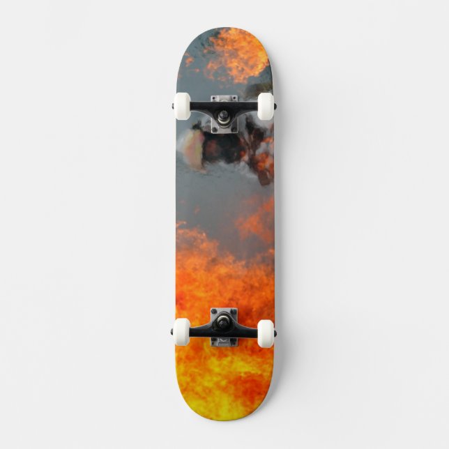 Bekämpa skogsbränder skateboard bräda 19,5 cm (Framsida)