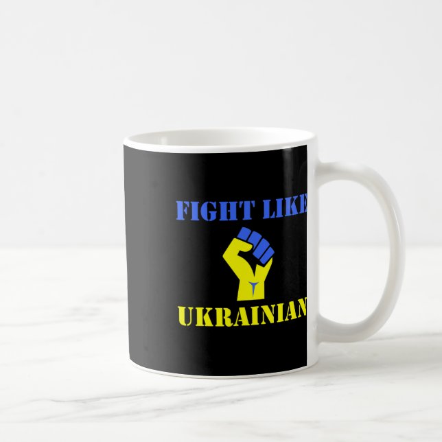 Bekämpa som ukrainare  kaffemugg (Höger)