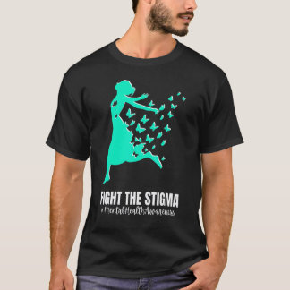 Bekämpa Stigma Mental Health Awareness Month Gr T Shirt