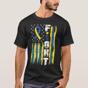 Bekämpa syndrom Medvetenhet om patriotisk amerika T Shirt