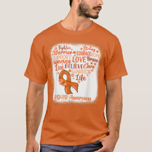 Bekämpare Grimor Faith Cure Orange Ribbon ADHD Awa T Shirt