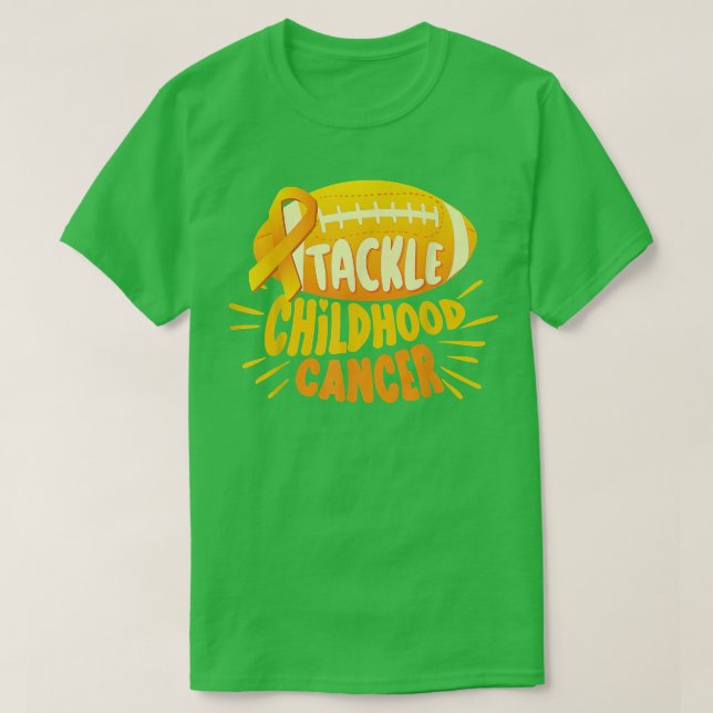 Bekämpning av barncancer - barncancervård t shirt (Design framsida)