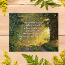 Bekämpning av bibelvern från Psalm 27:1