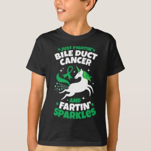 Bekämpning av bilektscancer citat Farting Unicorn  T Shirt
