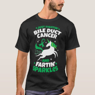 Bekämpning av bilektscancer citat Farting Unicorn T Shirt