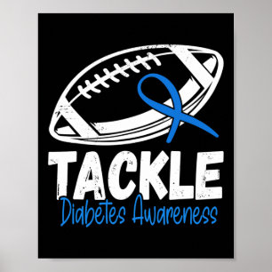 Bekämpning av blåtunga med diabetes typ 1 Medveten Poster