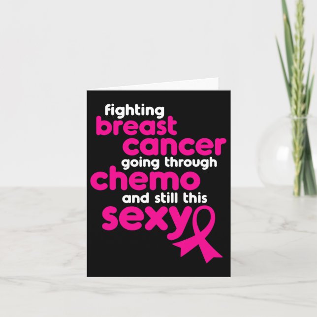 Bekämpning av bröstcancer som går genom kemo och s kort (Framsida)