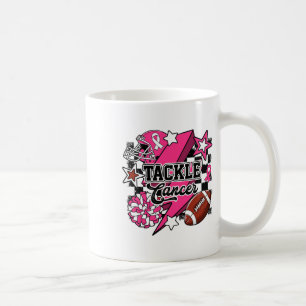 Bekämpning av bröstcancermedvetande Amerikanska fo Kaffemugg