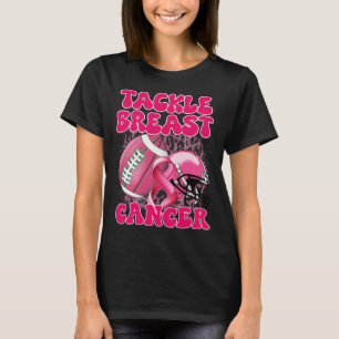 Bekämpning av cancer Bröstcancer Medvetenhet Kvinn T Shirt