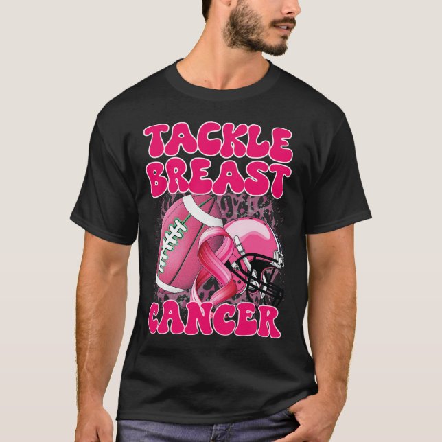 Bekämpning av cancer Bröstcancer Medvetenhet Kvinn T Shirt (Framsida)