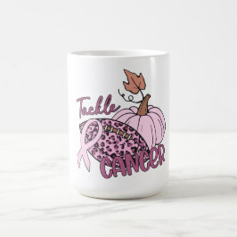 Bekämpning av cancer i fotboll Pumpkin Breast Canc Kaffemugg