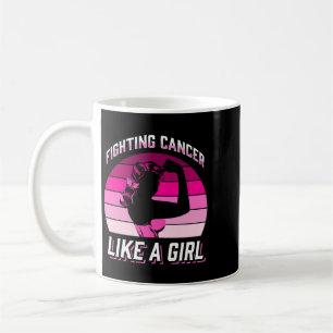 Bekämpning av cancer som en flicka, bröstcancer kaffemugg