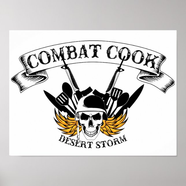 Bekämpning av Cook - Desert Storm Poster (Framsidan)