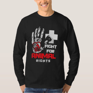 Bekämpning av djurrättsaktivisten Rescuer Foster P T Shirt