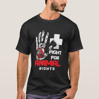 Bekämpning av djurrättsaktivisten Rescuer Foster P T Shirt