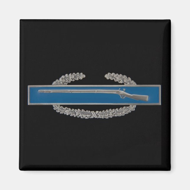 Bekämpning av fantry Badge (CIB) Magnet (Framsidan)