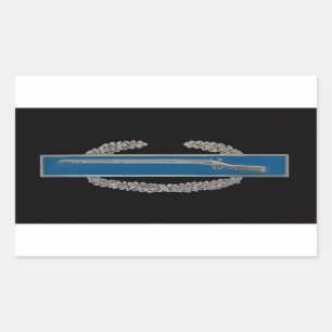 Bekämpning av fantry Badge (CIB) Rektangulärt Klistermärke