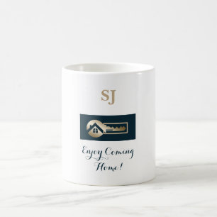 Bekämpning av Guld Nyckel Blue Spruce Realtor Mugg