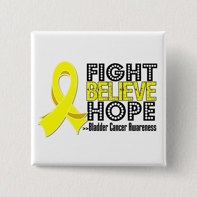 Bekämpning av hoppet - Bladder Cancer Knapp (Framsida)