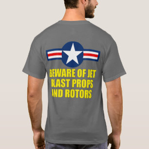 BEKÄMPNING AV JET BLASTPROPS OCH ROTORER T SHIRT