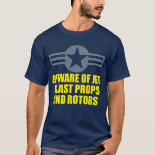 BEKÄMPNING AV JET BLASTPROPS OCH ROTORER T SHIRT