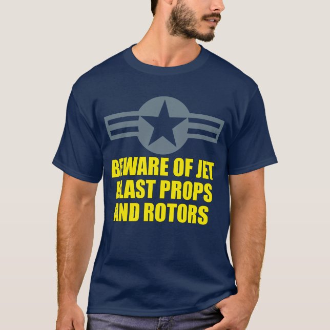 BEKÄMPNING AV JET BLASTPROPS OCH ROTORER T SHIRT (Framsida)