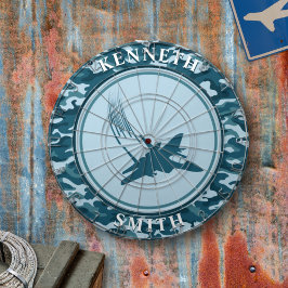 Bekämpning av Jet och Camo Dart Board Darttavla