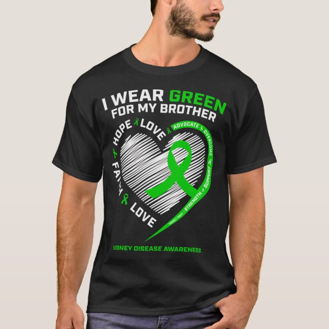 Bekämpning av kristorebror Brother Greenney Diseas T Shirt (Framsida)