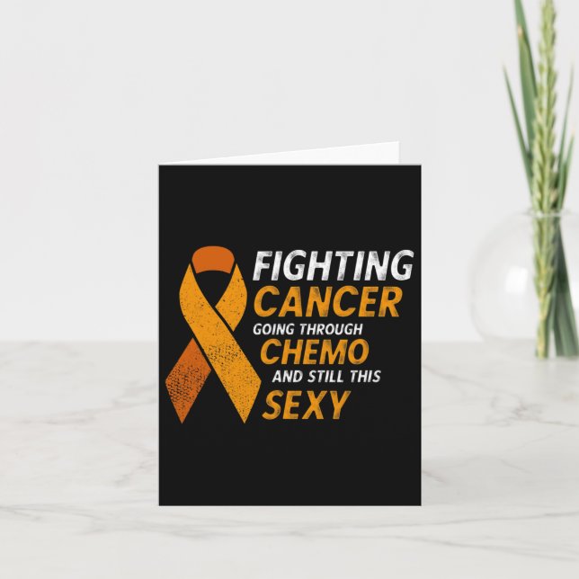 Bekämpning av leukemi Blodcancer Medvetenhet om ca Kort (Framsida)