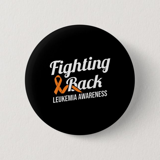 Bekämpning av leukemi Medvetenhet Leukemi Cancer R Knapp (Framsida)
