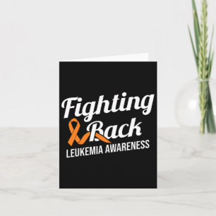 Bekämpning av leukemi Medvetenhet Leukemi Cancer R Kort