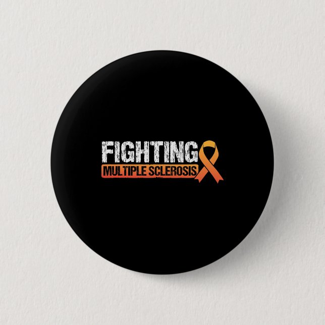 Bekämpning av Många Sclerosis Awareness Knapp (Framsida)