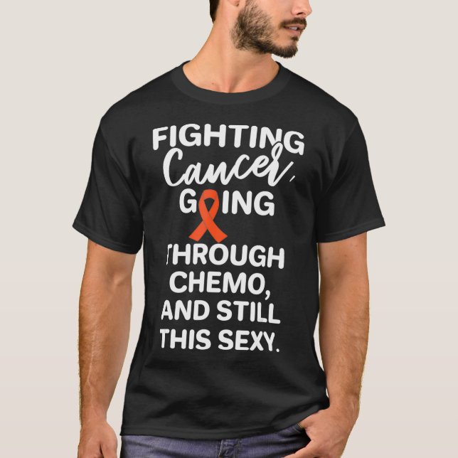 Bekämpning av njurcancer som går igenom kemoterapi t shirt (Framsida)