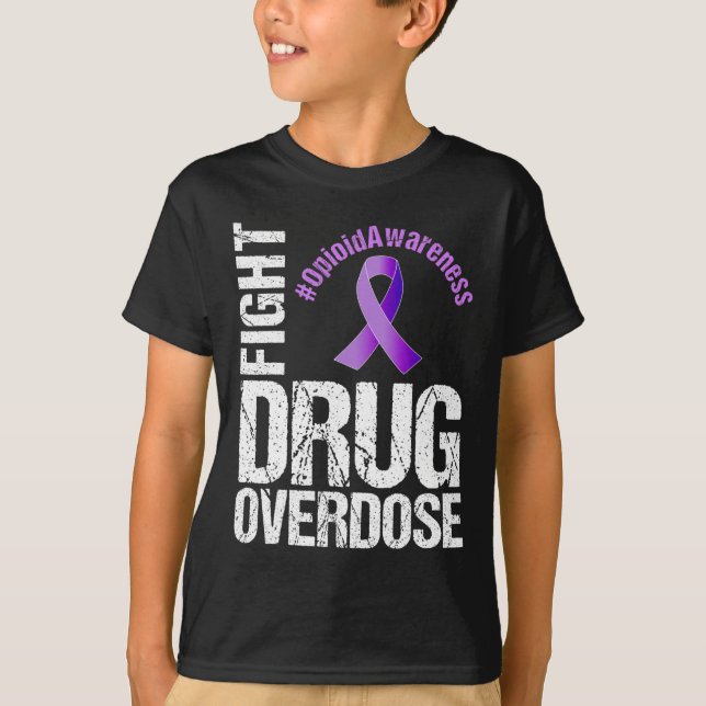 Bekämpning av överdosering Opioid Awareness 1 T Shirt (Framsida)