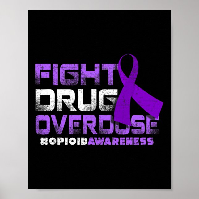 Bekämpning av överdosering Opioid Awareness Bild 1 Poster (Framsidan)