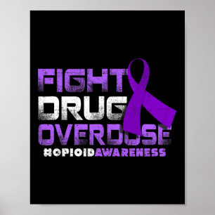 Bekämpning av överdosering Opioid Awareness Bild 1 Poster