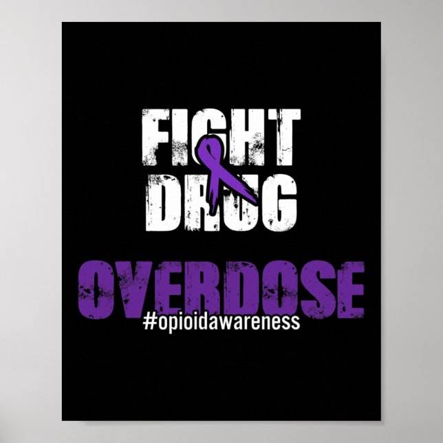 Bekämpning av överdosering Opioid Awareness Poster (Framsidan)