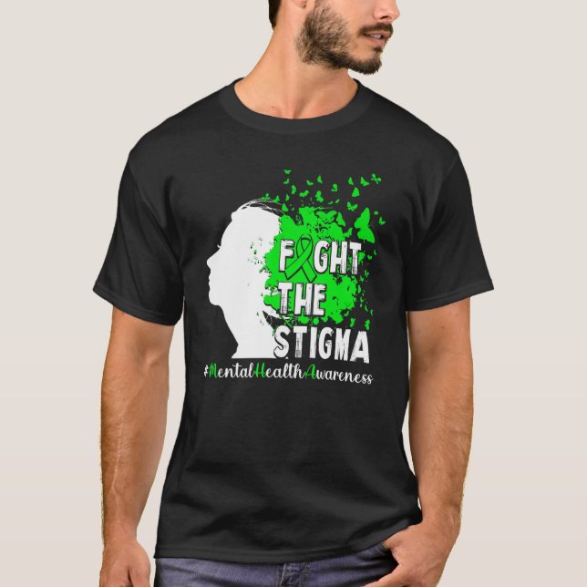 Bekämpning av psykisk ohälsa i tigma 1 t shirt (Framsida)