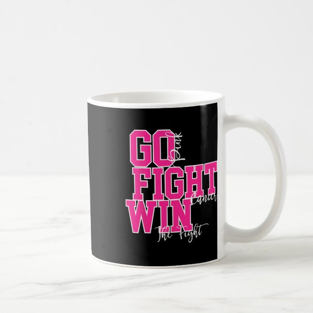 Bekämpning av Rosa Bröstcancer Medvetenhet om canc Kaffemugg (Höger)
